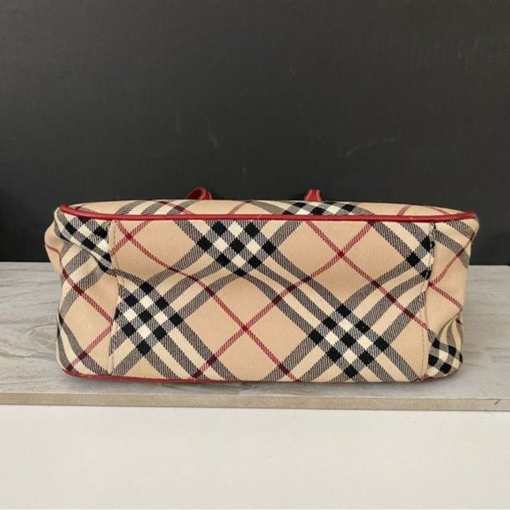 BURBERRY Nova Check Blue Label Handbag 👜 - Picture 6 of 15